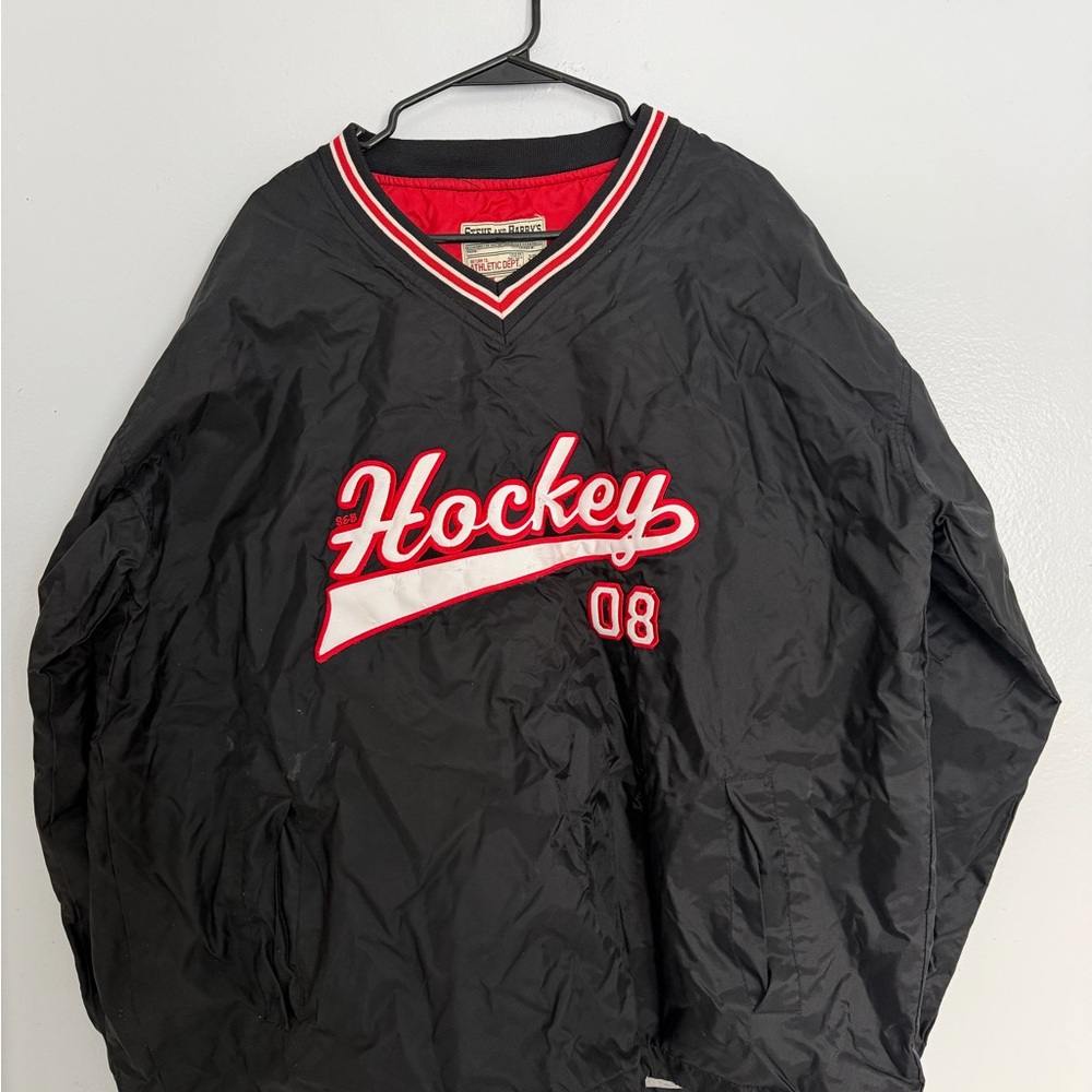 Vintage Steve and Barrys Hockey 08 Nylon pullover